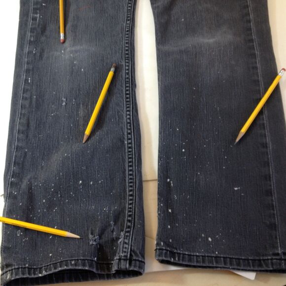 Vintage Mens Levi Strauss & Co 559 Relaxed Fit Red Tab Jeans Tag Sz 34x32 Black - Picture 11 of 12